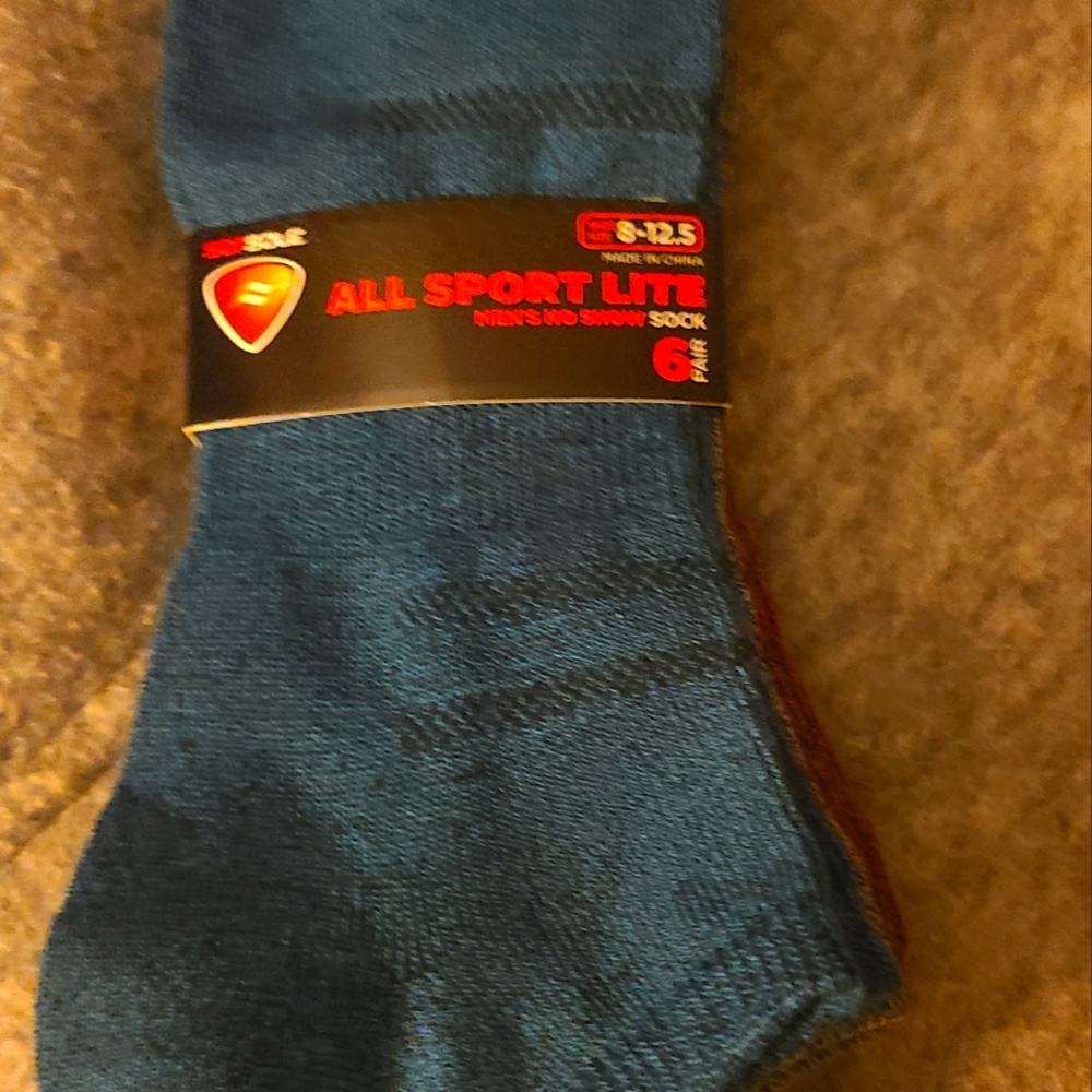 Men's all sport no show socks